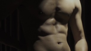 standing masturbation cumshot