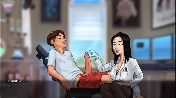 Profesora examina mi pene hasta hacerlo levantar -summertime saga