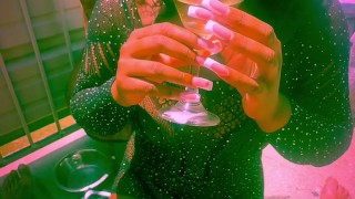 Drinking daddy’s juices in public OF@dirtymoufpiece